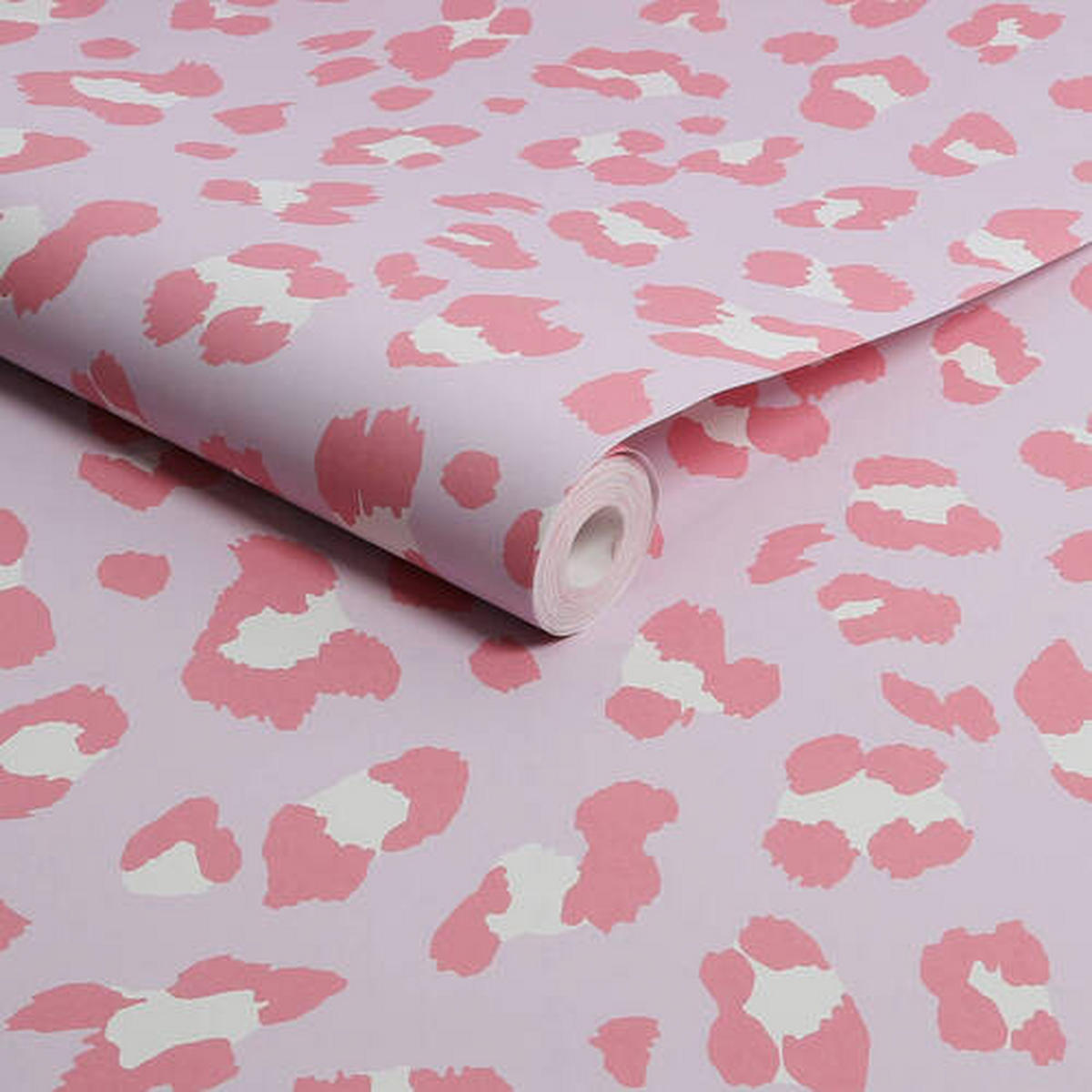 NON WOVEN-TAPET 52/1000 cm  - vit/pink, Basics, papper/plast (52/1000cm)