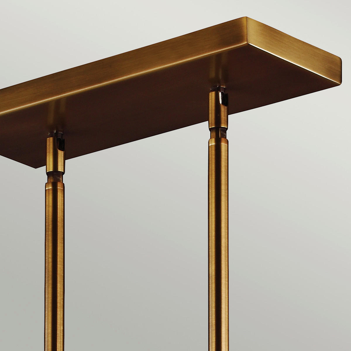 KRONLEUCHTER 58/24/91 cm    - Messingfarben, Basics, Glas/Metall (58/24/91cm) - Elstead Lighting