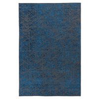 KOBEREC TKANÝ NA PLOCHO, 120/170 cm, modrá - modrá, Konvenční, textil (120/170cm)