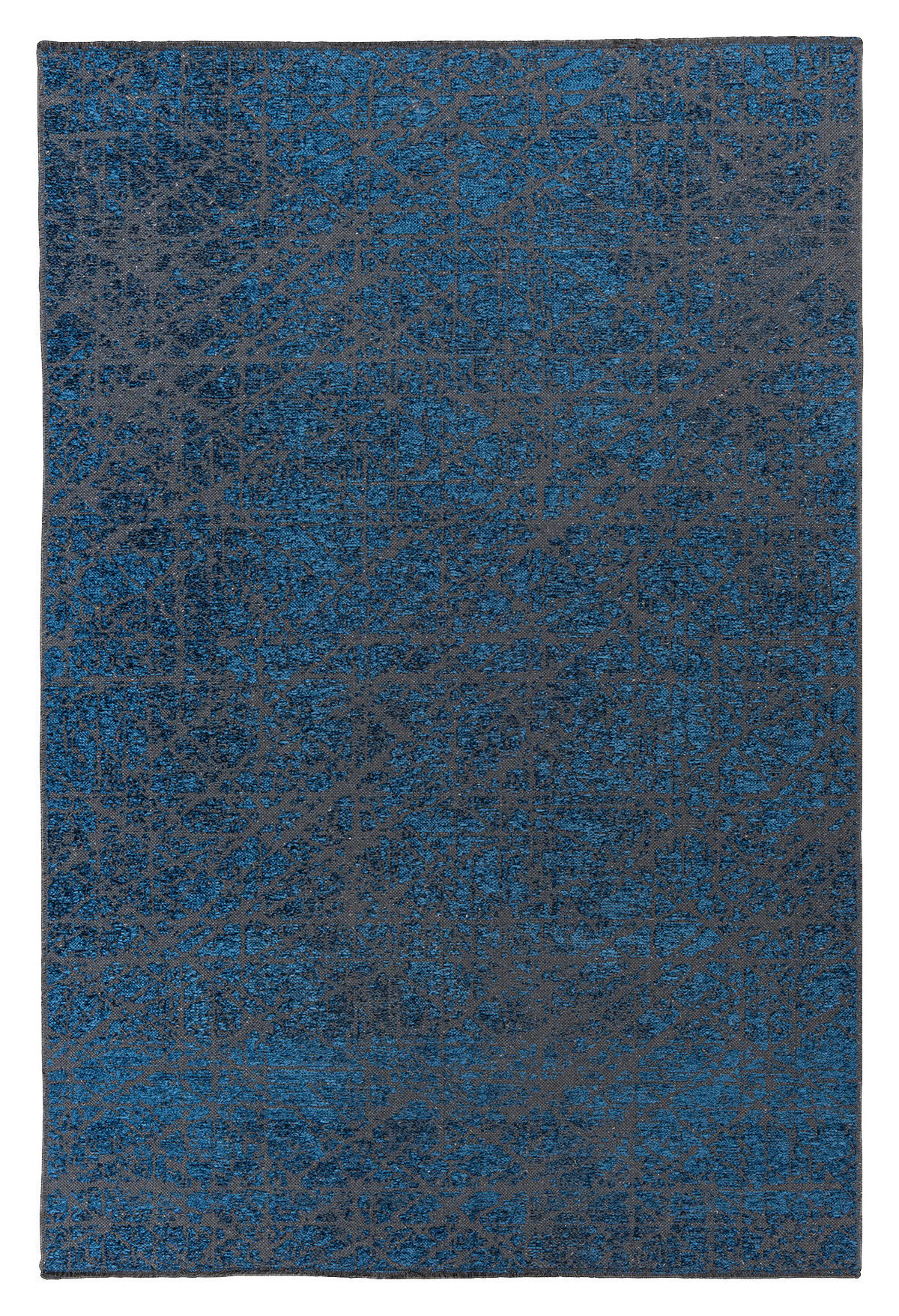 KOBEREC TKANÝ NA PLOCHO, 120/170 cm, modrá - modrá, Konvenční, textil (120/170cm)