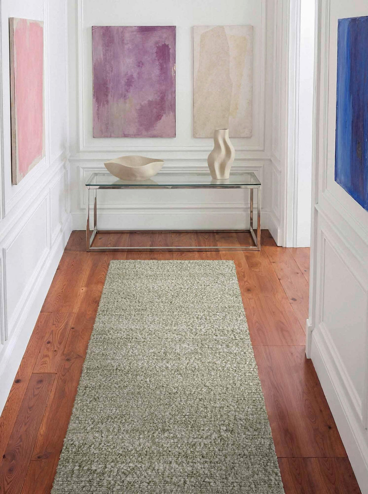 LÄUFER 80/300 cm Notting Hill Grün  - Grün, Basics, Textil (80/300cm) - Ted Baker