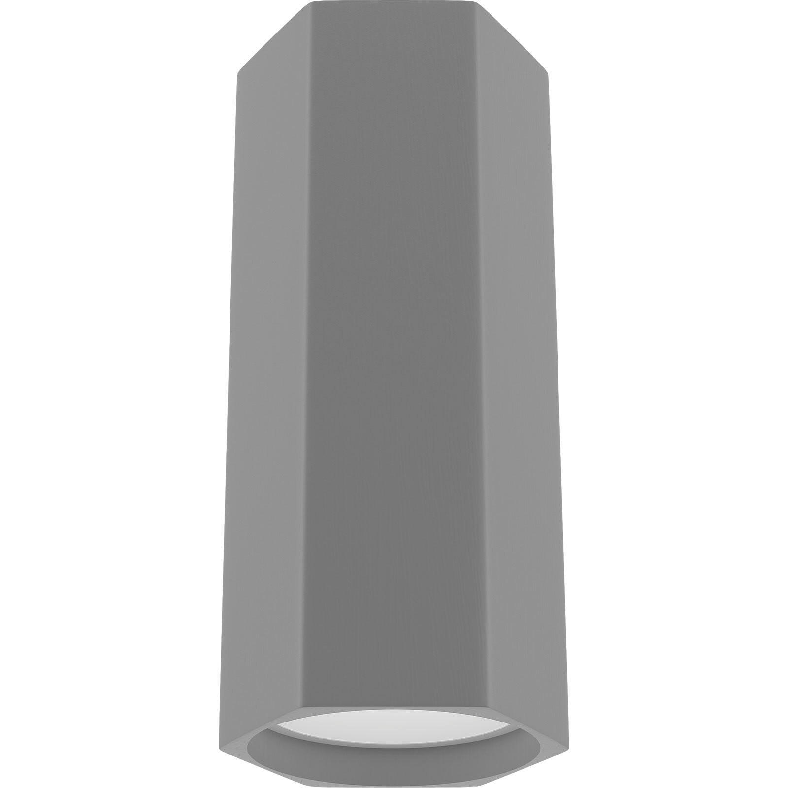 STROPNÍ BODOVÉ SVÍTIDLO, 6,5/13 cm  - šedá, Basics, dřevo (6,5/13cm)