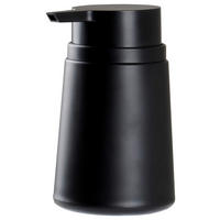 SEIFENSPENDER Kunststoff  - Schwarz, Basics, Kunststoff (8/13,5/8cm) - Sadena