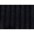 ECKSOFA Schwarz Cord  - Schwarz, KONVENTIONELL, Kunststoff/Textil (314/250cm) - Carryhome