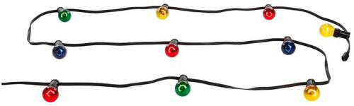 LICHTERKETTE 470 cm - Blau/Gelb, Basics, Glas/Kunststoff (470cm) - Globo