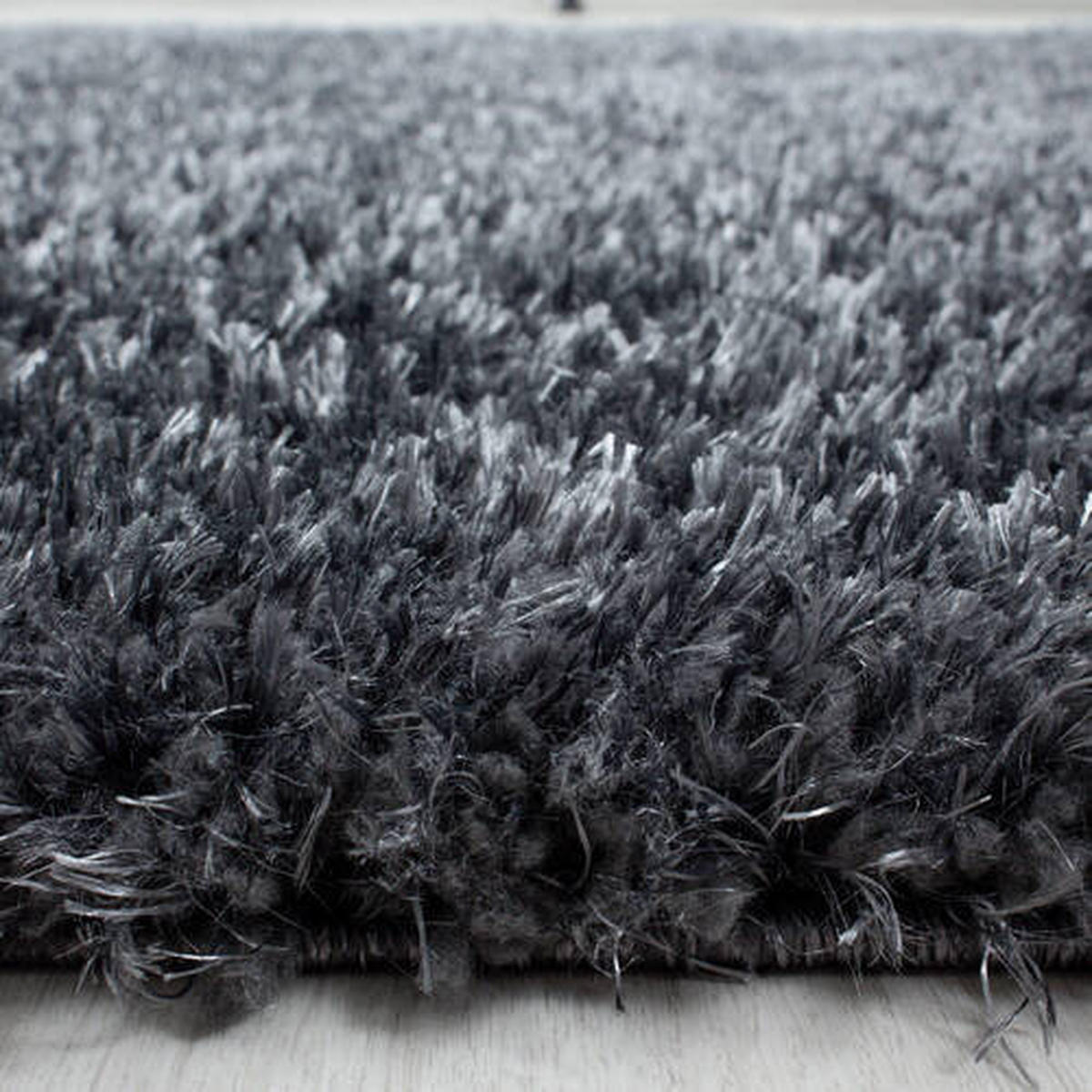 KOBEREC S VYSOKÝM VLASOM, 120/170 cm, sivá - sivá, Basics, textil (120/170cm) - Novel
