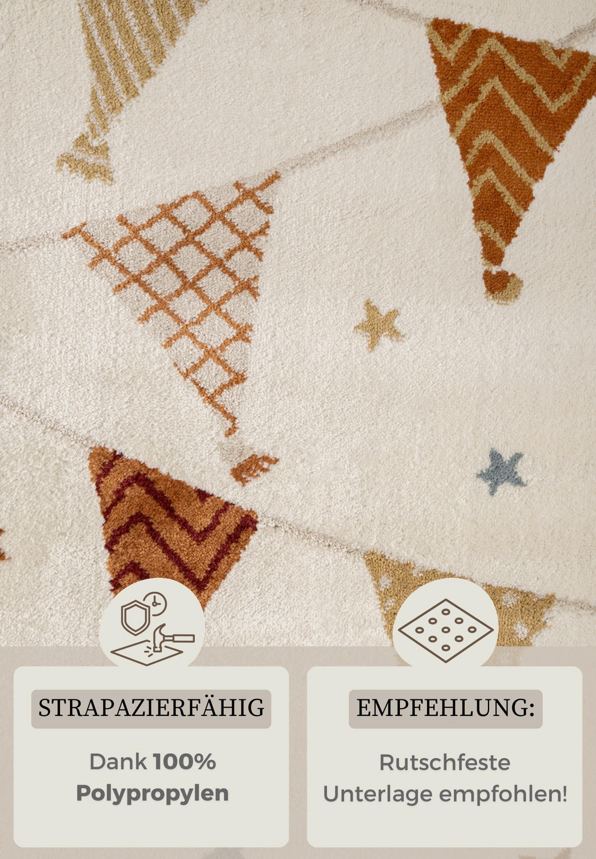 KINDERTEPPICH 120/170 cm Adventures  - Multicolor/Creme, Design, Kunststoff/Textil (120/170cm)