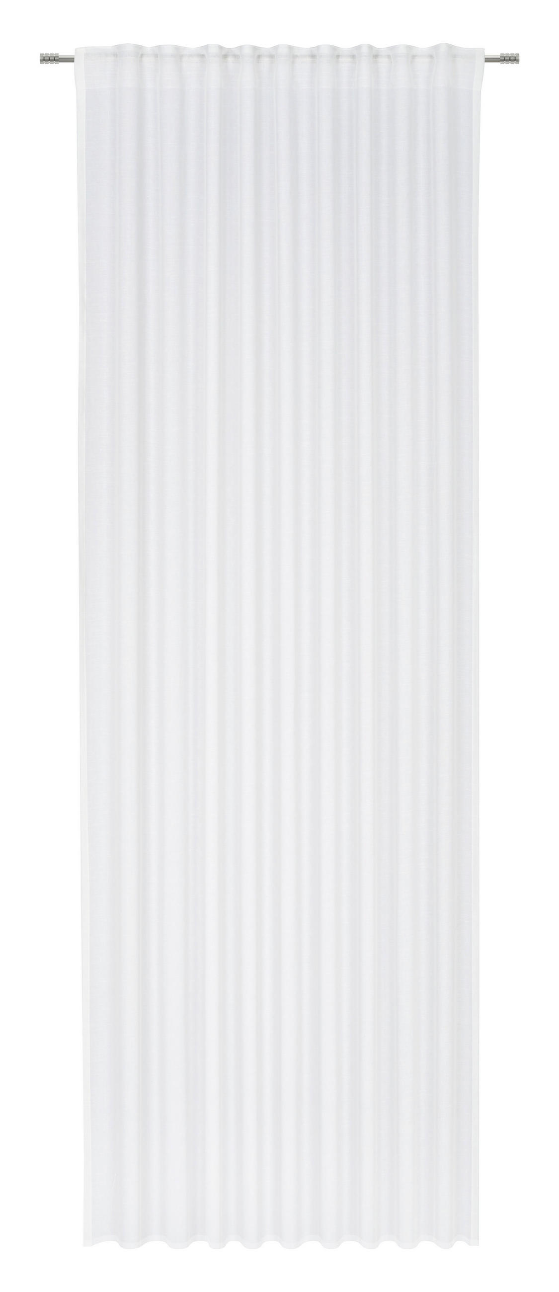 KONČANA ZAVESA  pol prosojno  140/280 cm   - bela, Basics, tekstil (140/280cm) - Dieter Knoll