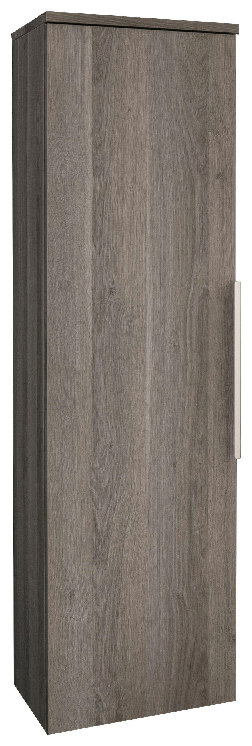 MIDISCHRANK 30/113,6/32,5 cm  - Alufarben/Grau, Konventionell, Glas/Holzwerkstoff (30/113,6/32,5cm) - Novel