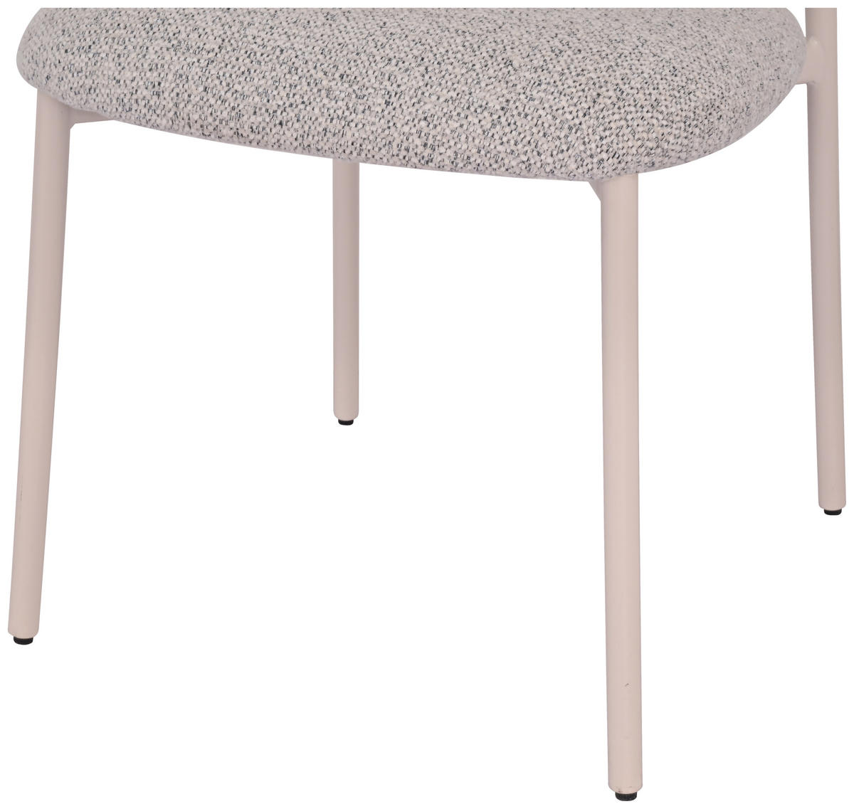 STUHL Webstoff Creme, Greige  - Greige/Creme, MODERN, Textil/Metall (55/80/61cm) - MID.YOU