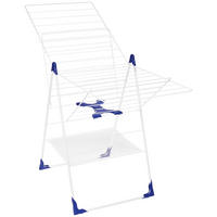 STANDTROCKNER Classic 250 Flex 151/61/94 cm  - Blau/Weiß, Basics, Kunststoff/Metall (151/61/94cm) - Leifheit