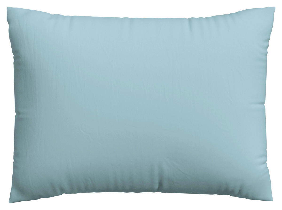 KOPFPOLSTERBEZUG EASY JERSEY 60/80 cm  - Blau, Basics, Textil (60/80cm) - Schlafgut