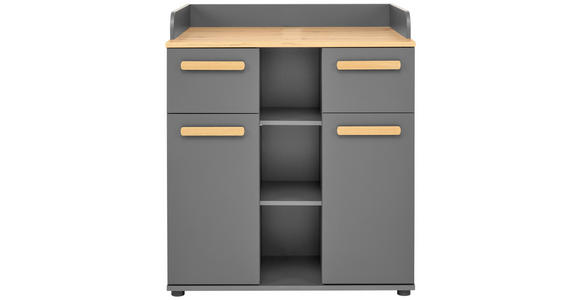 BABYZIMMER Astea - Graphitfarben/Eiche Artisan, Basics, Holz/Holzwerkstoff - My Baby Lou