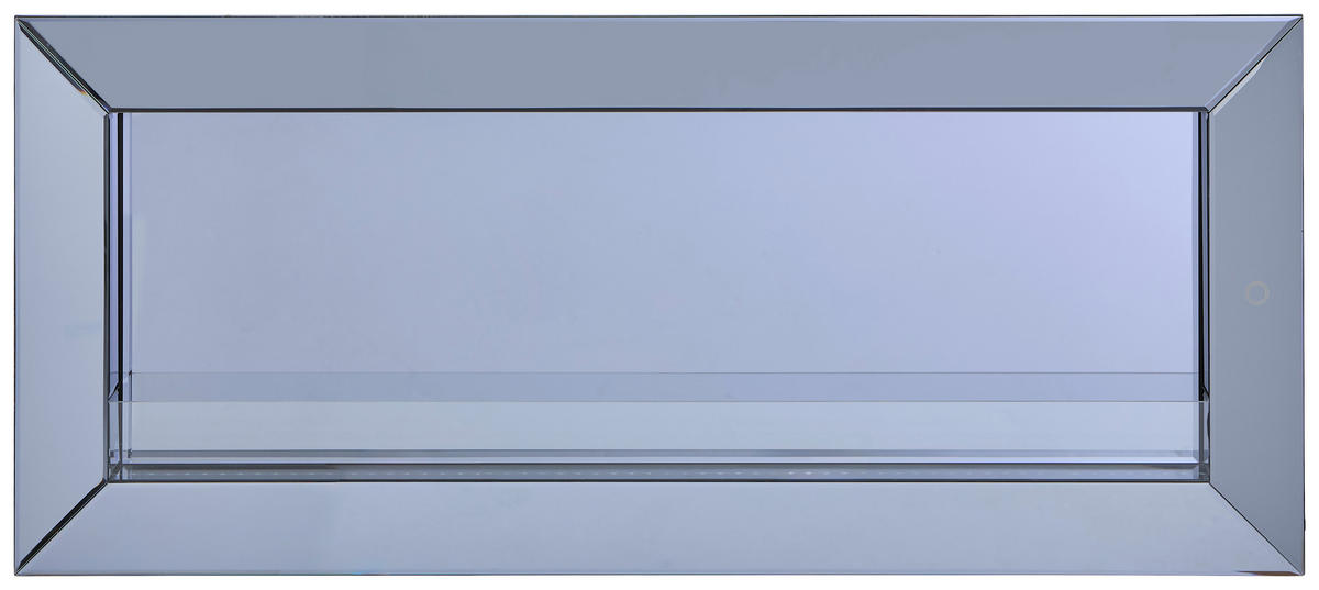WANDSPIEGEL 120/52/12.5 cm    in rechteckig  - Klar/Dunkelgrau, Design, Glas/Holzwerkstoff (120/52/12.5cm) - MID.YOU