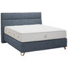 BOXSPRINGBETT 180/200 cm  in Blau  - Blau/Kupferfarben, KONVENTIONELL, Textil/Metall (180/200cm) - Ambiente
