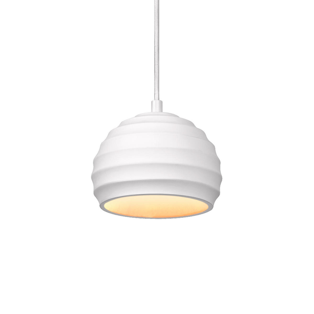 PENDELLEUCHTE 16/118 cm  - Weiß, Basics, Stein/Metall (16/118cm) - Ledvance