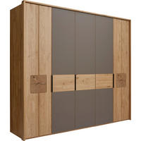 DREHTÜRENSCHRANK in Eichefarben  - Eichefarben/Braun, Natur, Holz/Holzwerkstoff (251,9/223,3/62cm) - Valnatura