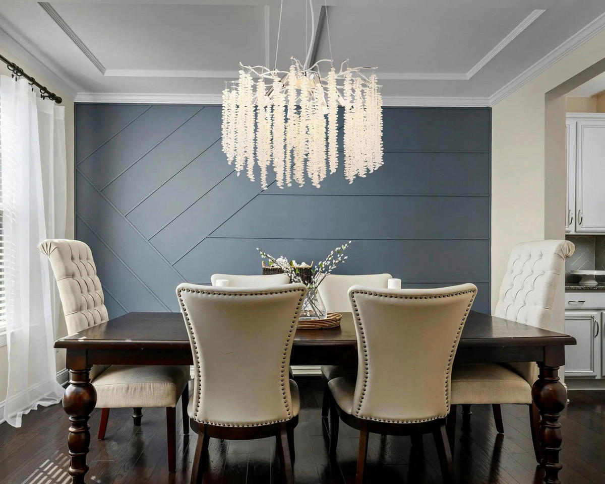 HÄNGELEUCHTE 50/120 cm   - Chromfarben/Alufarben, Trend, Glas/Kunststoff (50/120cm) - Collet's Monde