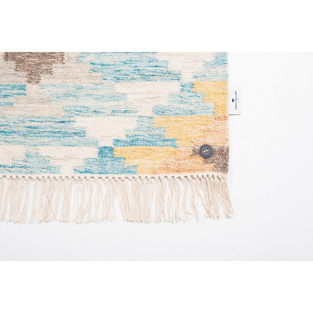 Thumbnail - Tom Tailor Teppich, Türkis, Textil, Boho, rechteckig, 65x135 cm, Teppiche & Böden, Teppiche, Moderne Teppiche
