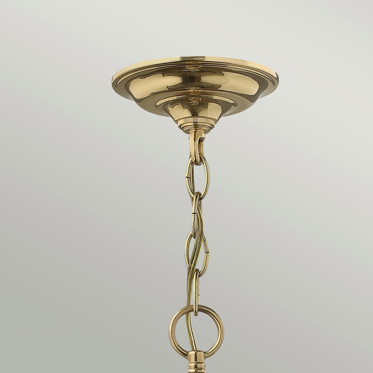 HÄNGELEUCHTE Elstead HK-Gentry 35.4/74.1 cm   - Messingfarben, ROMANTIK / LANDHAUS, Glas/Metall (35.4/74.1cm) - Elstead Lighting