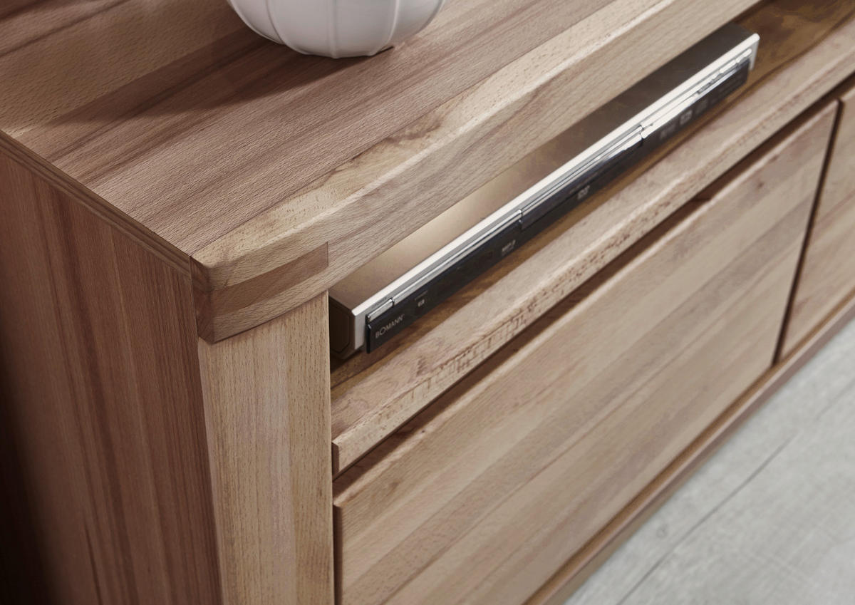 LOWBOARD  in 134/57/50 cm  - Alteiche/Grau, Konventionell, Holz/Holzwerkstoff (134/57/50cm) - Voleo