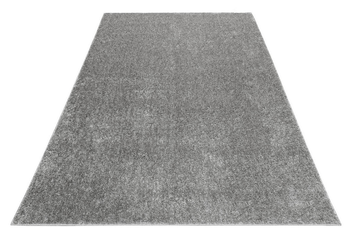 HOCHFLORTEPPICH 133/200 cm SWAGGER SHAG Hellgrau  - Hellgrau, Basics, Kunststoff/Textil (133/200cm) - Esprit
