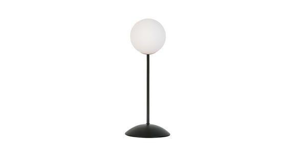 TISCHLEUCHTE 12/12/30,5 cm - Messingfarben/Schwarz, KONVENTIONELL, Glas/Metall (12/12/30,5cm) - Novel