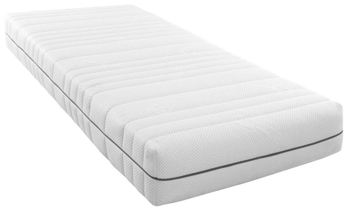 TASCHENFEDERKERNMATRATZE 80/200 cm Höhe ca. 25 cm 7 -Zonen - Weiß, Basics, Textil (80/200cm) - Sleeptex