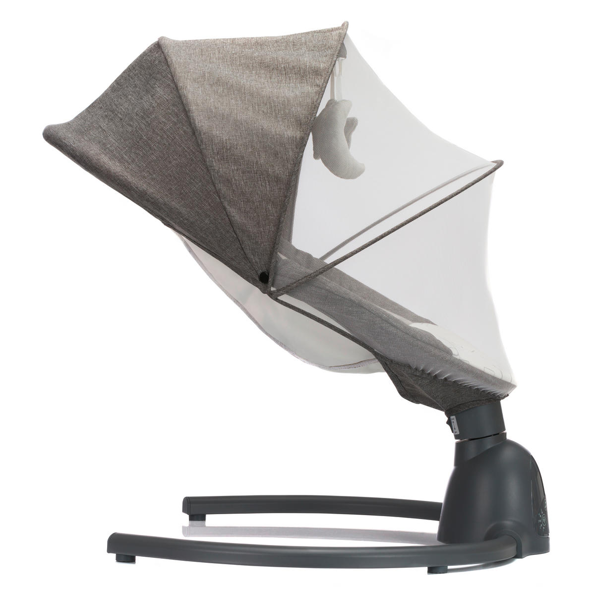 SCHAUKELWIPPE Luna  - Hellgrau/Grau, Basics, Textil/Metall (17/41/48cm) - Fillikid
