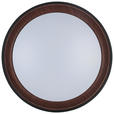 DECKENLEUCHTE 40/7 cm  - Walnussfarben/Schwarz, Trend, Kunststoff/Metall (40/7cm) - Novel