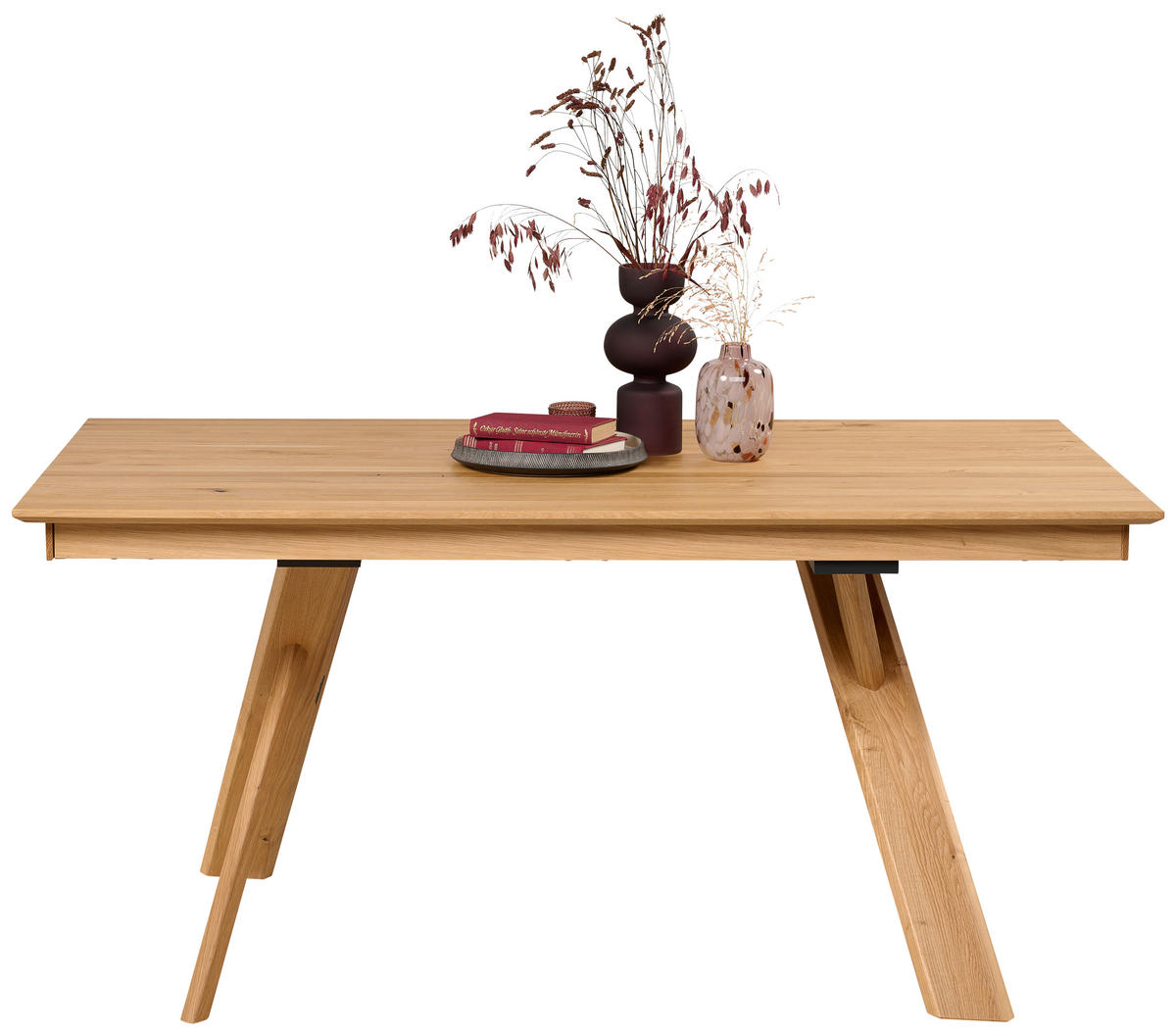 ESSTISCH 160/90/76 cm Echtholz  Holz in verschiedenen Größen erhältlich, in verschiedenen Holzarten erhältlich, Gestellauswahl rechteckig Eichefarben  - Eichefarben, Natur, Holz (160/90/76cm) - Anrei