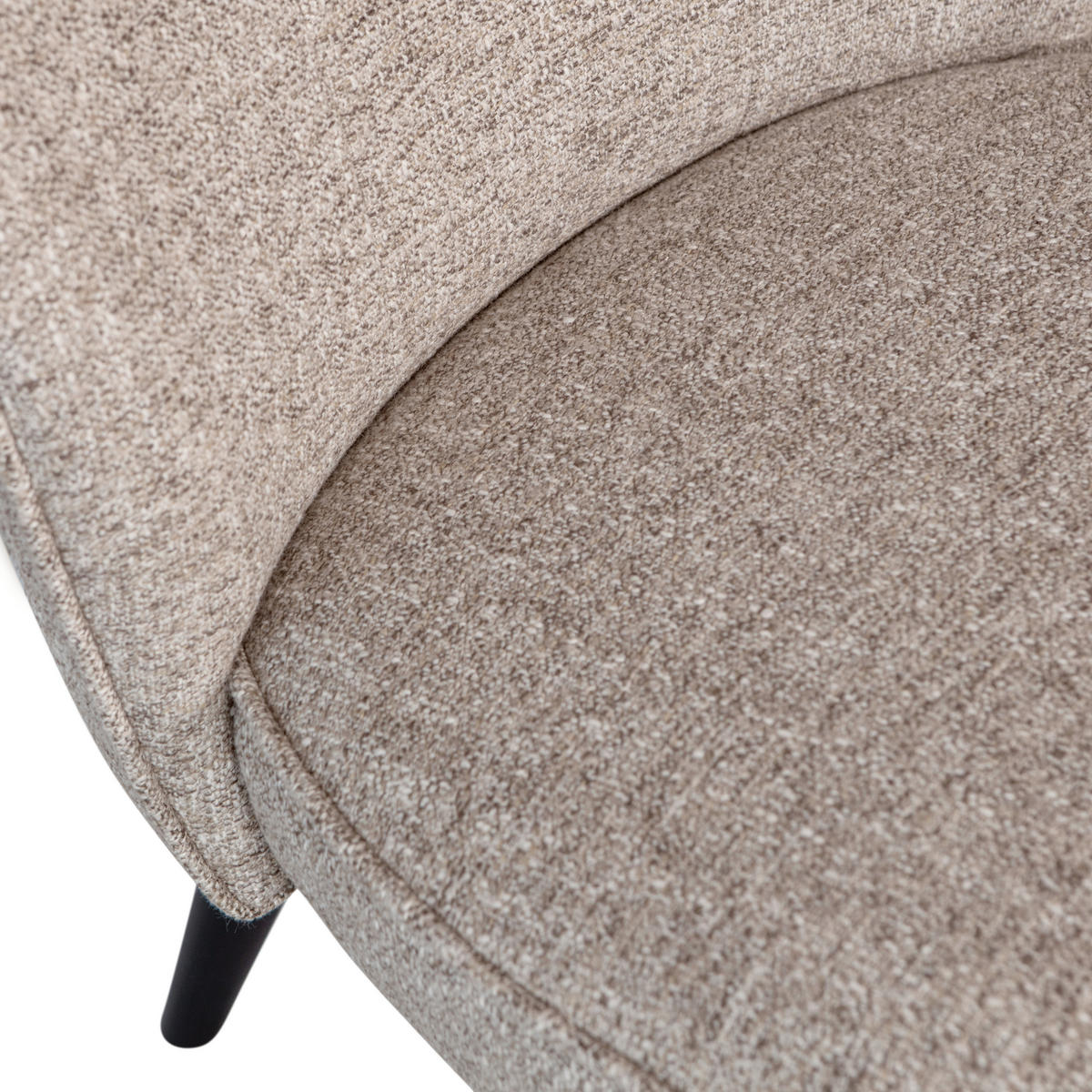 SESSEL in Webstoff Naturfarben  - Schwarz/Naturfarben, Design, Holz/Textil (59/71/70cm) - Livetastic