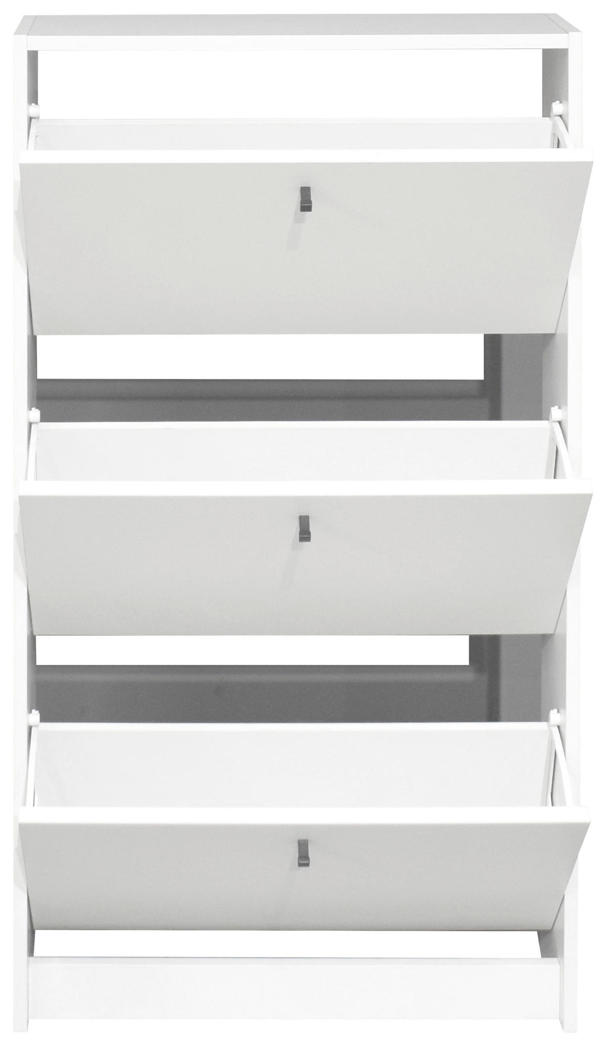 SCHUHKIPPER Flap  in 60/104/16 cm  - Anthrazit/Schwarz, Design, Holzwerkstoff/Metall (60/104/16cm) - Xora