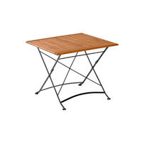 GARTENTISCH 75/75/75 cm Holz rechteckig  - Graphitfarben/Naturfarben, MODERN, Holz (75/75/75cm) - Gardenson