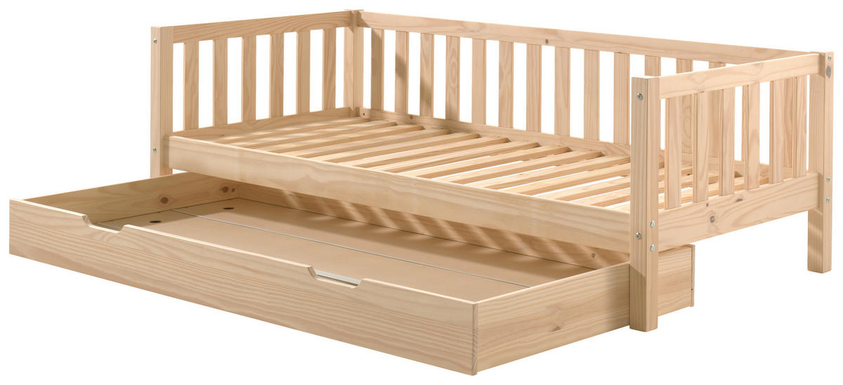 AUSZIEHBETT 90/200 cm  in Kieferfarben  - Kieferfarben, MODERN, Holz/Holzwerkstoff (90/200cm) - MID.YOU