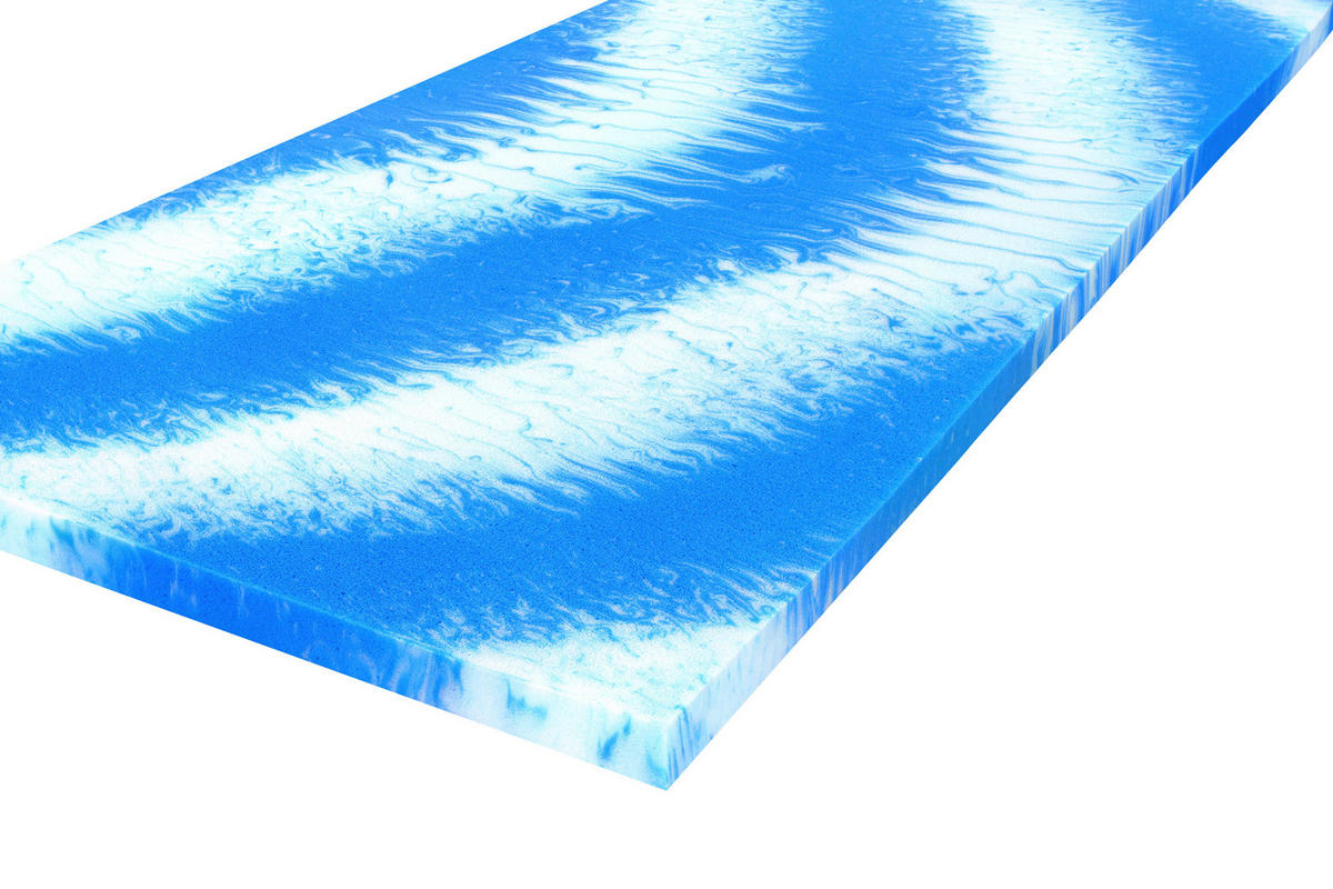 VRCHNÍ MATRACE, 90/200 cm - bílá, Basics, textil (90/200cm) - Novel