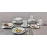Porzellan TAFELSERVICE 12-teilig - Weiß/Grau, KONVENTIONELL, Keramik - Boxxx Porzellan TAFELSERVICE 12-teilig - Weiß/Grau, KONVENTIONELL, Keramik - Boxxx