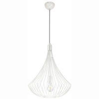 HÄNGELEUCHTE 90/38/90 cm  - Weiß Hochglanz, Design, Metall (90/38/90cm)