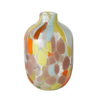 VASE  - Multicolor, Basics, Glas (17/26cm) - Boltze Home