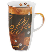 KAFFEEBECHER 500 ml - Braun, Design, Keramik (0.5l) - Ritzenhoff Breker