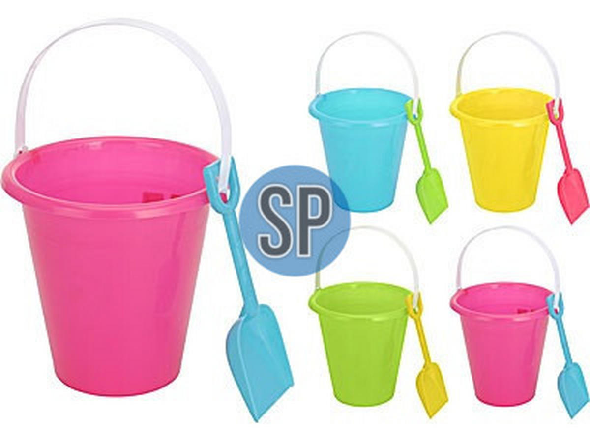 SANDLEKSAK - multicolor, Basics, plast (17/17cm)