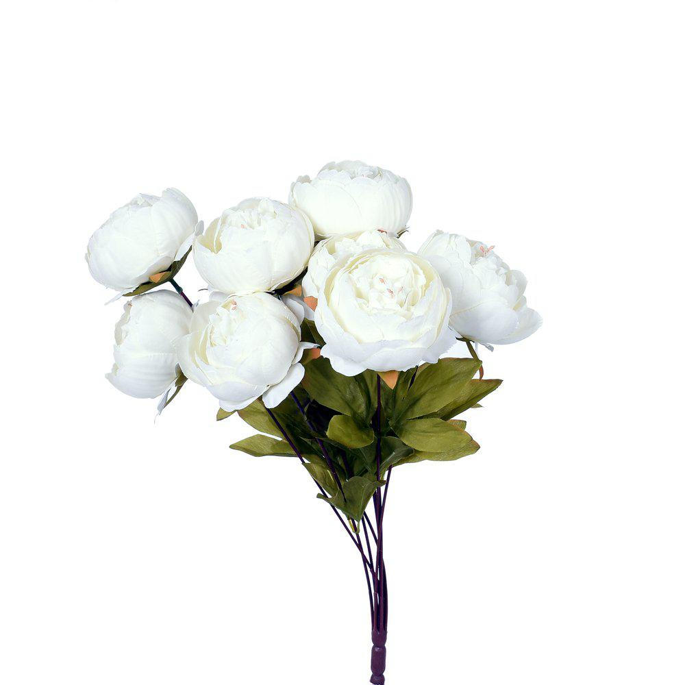 KONSTGJORD BLOMMA - vit/mörkgrön, Design, plast (50cm) - Best Price