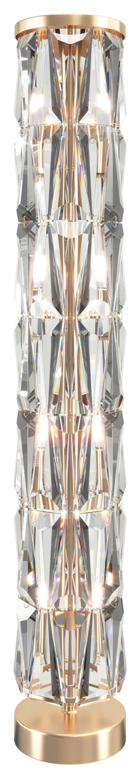 STEHLEUCHTE  20/126,5/20 cm   - Goldfarben, Basics, Glas/Metall (20/126,5/20cm) - MAYTONI