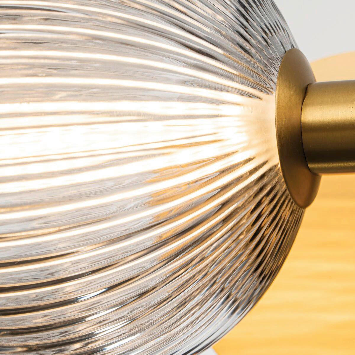 WANDLEUCHTE    - Goldfarben, KONVENTIONELL, Glas/Metall (15,1/39/20,3cm) - Elstead Lighting
