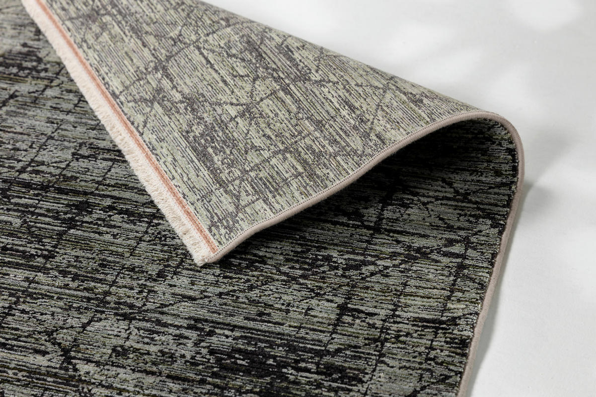 WEBTEPPICH 160/230 cm Venosa  - Schwarz/Grün, Design, Textil (160/230cm) - Astra