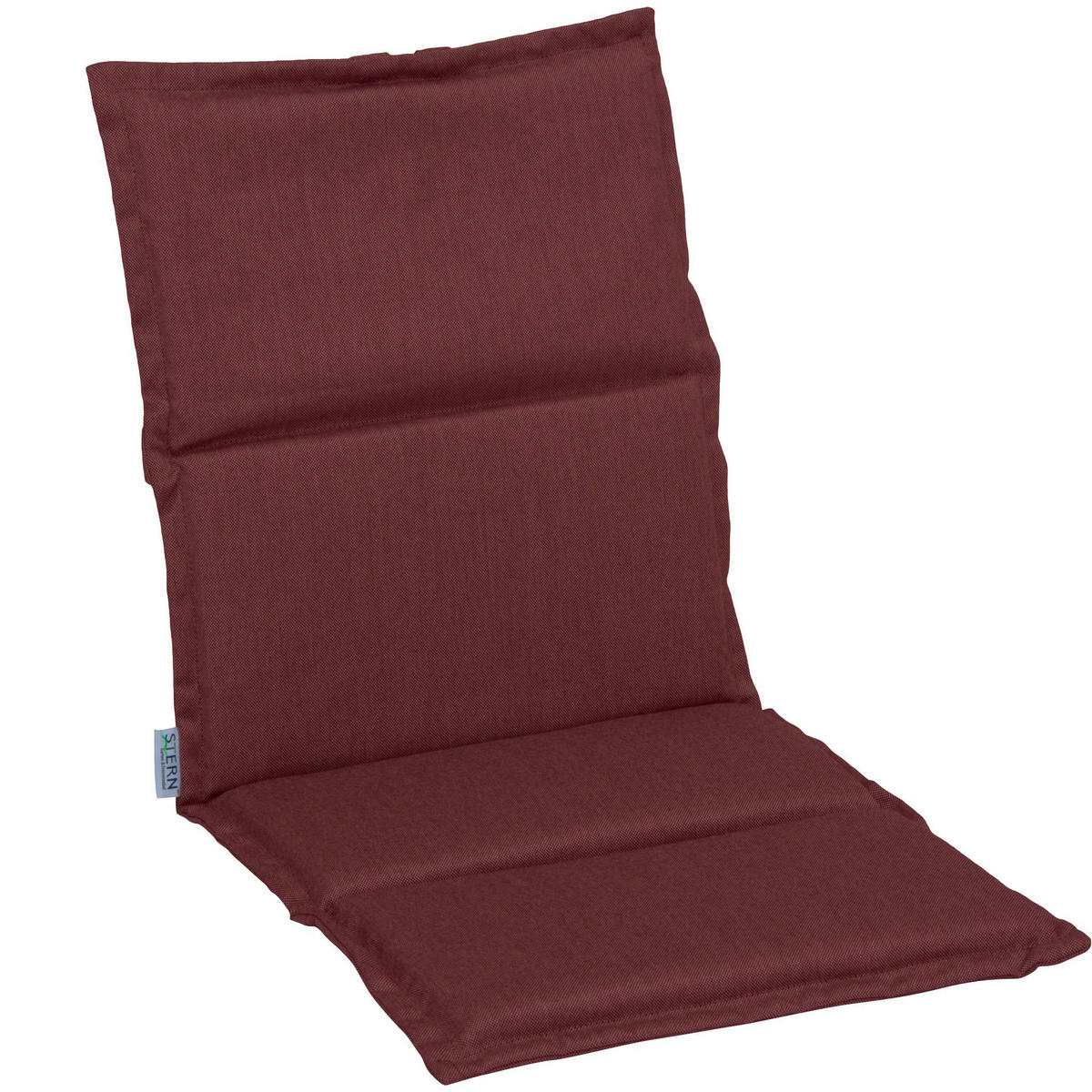 SESSELAUFLAGE  - Dunkelrot, Basics, Textil (50/115cm) - Stern