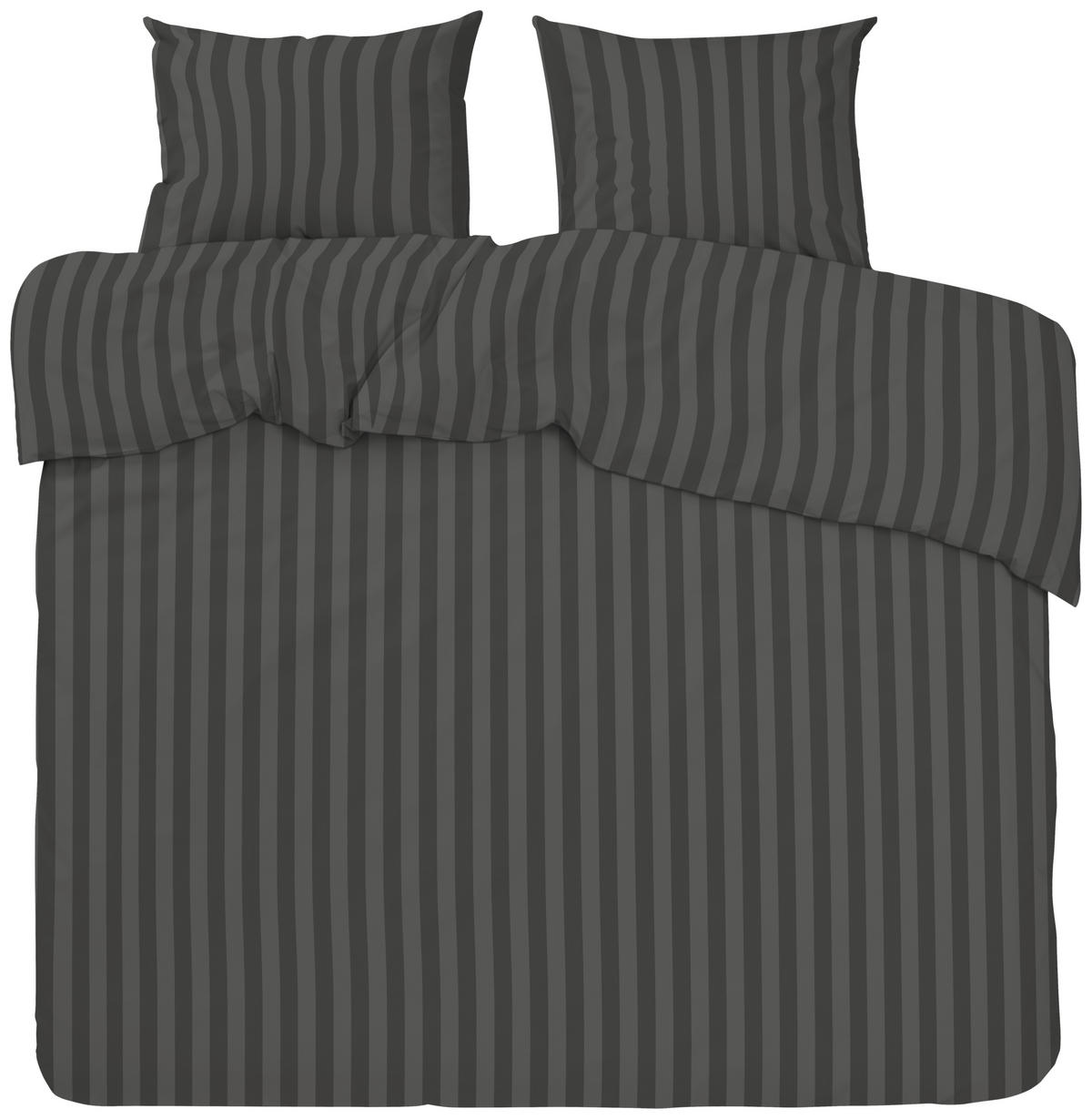 PÅSLAKANSET satin 220/210 cm  - mörkgrå, Basics, textil (220/210cm)