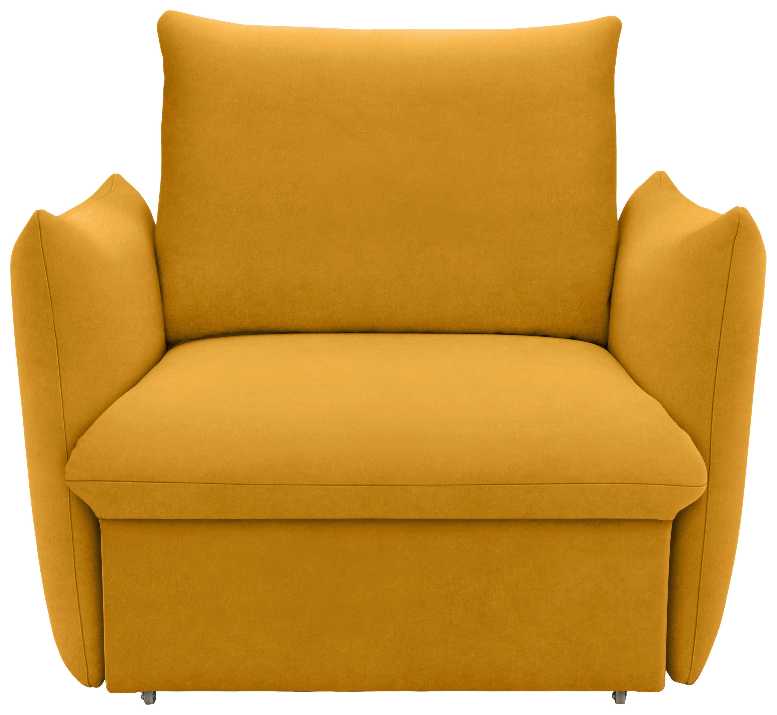 SESSEL Mikrofaser Orange    - Schwarz/Orange, Design, Kunststoff/Textil (120/100/97cm) - LOOKS by W.Joop