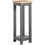 BLUMENSTÄNDER Holzwerkstoff  - Anthrazit/Eiche Artisan, LIFESTYLE, Holzwerkstoff (30/30/85cm) - Hom`in