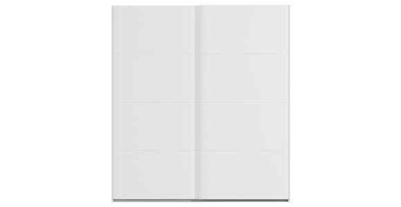 SCHWEBETÜRENSCHRANK 201/223/68 cm 2-türig Weiß  - Weiß, Design, Holzwerkstoff/Kunststoff (201/223/68cm) - Novel